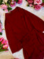 LILIOSA Red Satin Robe