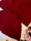 LILIOSA Red Satin Robe