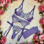 Étoile Lilac and Floral Embrordered 4 Piece Lingerie Set