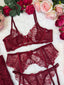 CRIMSON CURSE 5-PIECE LINGERIE SET 🩸🥀