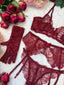 CRIMSON CURSE 5-PIECE LINGERIE SET 🩸🥀