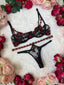 VAMPIRE'S KISS ROSE LINGERIE SET 🥀🩸