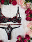 VAMPIRE'S KISS ROSE LINGERIE SET 🥀🩸