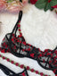 VAMPIRE'S KISS ROSE LINGERIE SET 🥀🩸