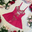 Embroided Strawberry Babydoll