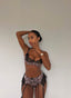 Feline Temptation – Leopard Print Lace Lingerie Set with Suspender Belt & Stockings