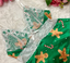 LILIOSA CHRISTMAS - Green Satin PJs