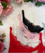 LILIOSA LINGEIRE Mystery 3 Pack Thong - Randomly Picked Black White Pink & Red Thongs for Gifting Girls
