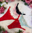 LILIOSA LINGEIRE Mystery 3 Pack Thong - Randomly Picked Black White Pink & Red Thongs for Gifting Girls