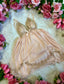 Dusk Blush -Champagne Satin Babydoll Lingerie Dress with Lace Cups and Bow Details