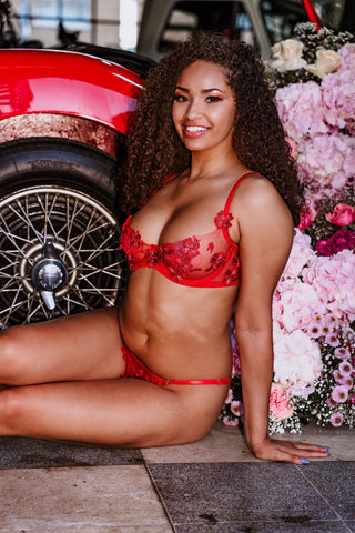 The Melissa Red - Buttercups Lingerie